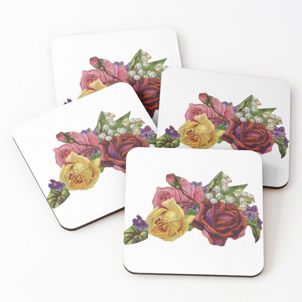 Item preview, vintage roses, violets, and lily of the valley designed and sold by foxtailvintage.