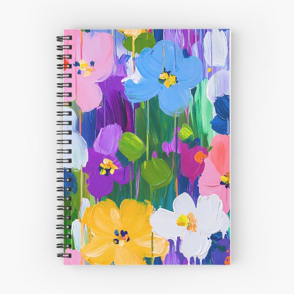 Item preview, Brightly Colorful Floral Watercolor-Style Abstract Digital Art designed and sold by DEC02.