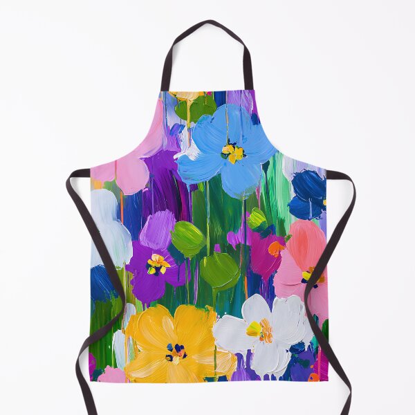 Item preview, Brightly Colorful Floral Watercolor-Style Abstract Digital Art designed and sold by DEC02.