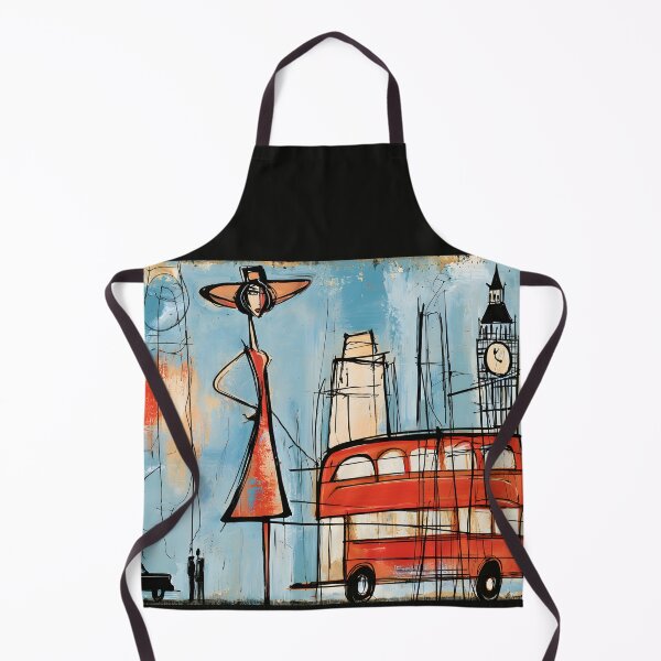 Item preview, London Landmarks Reimagined - Big Ben Red Double Decker and the Pulse of a Vibrant City designed and sold by OlfactoART Studio.