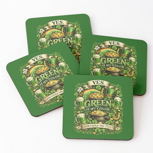 Item preview, Yes Green Is My Color – St. Patrick’s Day Festive Shirt designed and sold by BB Design Garage.