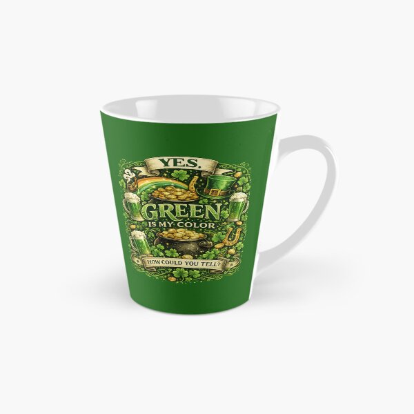Item preview, Yes Green Is My Color – St. Patrick’s Day Festive Shirt designed and sold by BB Design Garage.