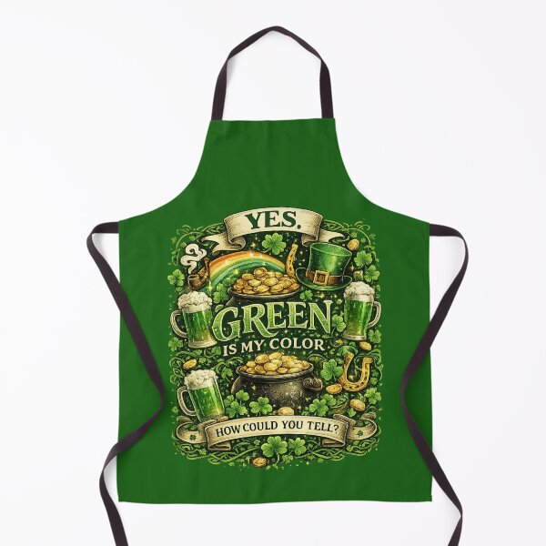 Item preview, Yes Green Is My Color – St. Patrick’s Day Festive Shirt designed and sold by BB Design Garage.