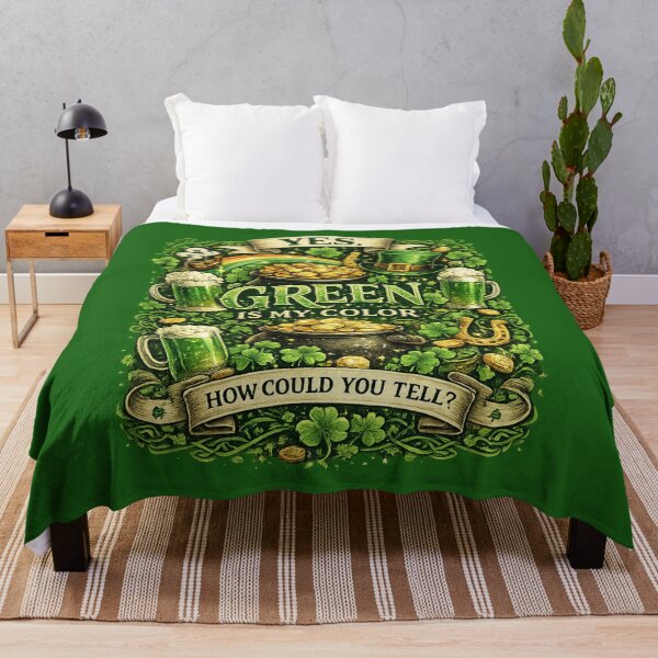 Item preview, Yes Green Is My Color – St. Patrick’s Day Festive Shirt designed and sold by BB Design Garage.