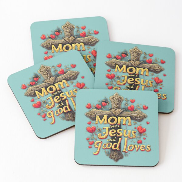 Item preview, Mom loves Jesus designed and sold by Jsw-speedartja.