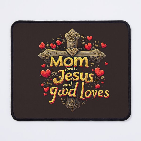 Item preview, Mom loves Jesus designed and sold by Jsw-speedartja.