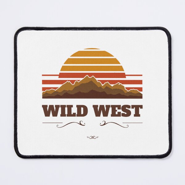Item preview, Wild West Vintage Sunset Mountain T-Shirt | Retro Western Cowboy Landscape Design designed and sold by Vintage-Art86.