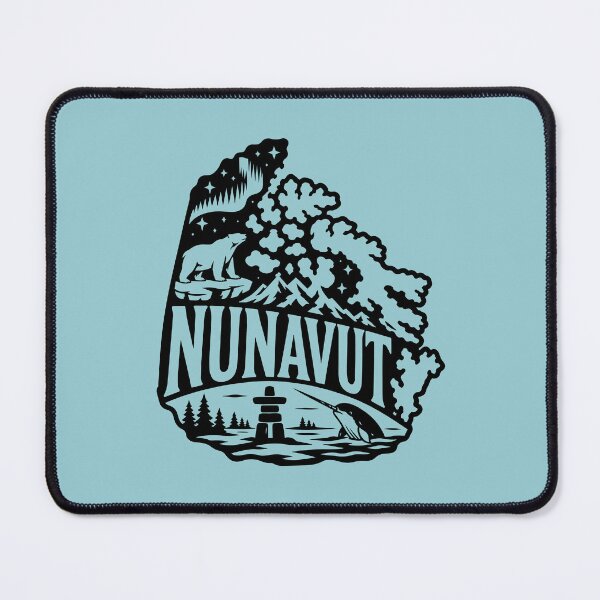 Item preview, Nunavut Canada Arctic Wildlife and Canadian Aurora Silhouette designed and sold by meganohm.