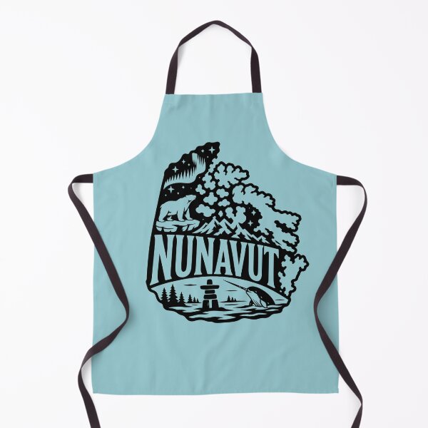 Item preview, Nunavut Canada Arctic Wildlife and Canadian Aurora Silhouette designed and sold by meganohm.