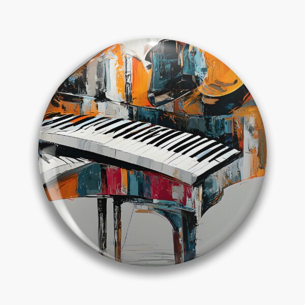 Item preview, Futuristic Grand Piano Reverie - Surreal Color Waves Flowing Through Music and Modern Imagination designed and sold by OlfactoART Studio.