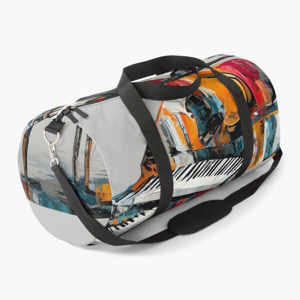 Item preview, Futuristic Grand Piano Reverie - Surreal Color Waves Flowing Through Music and Modern Imagination designed and sold by OlfactoART Studio.