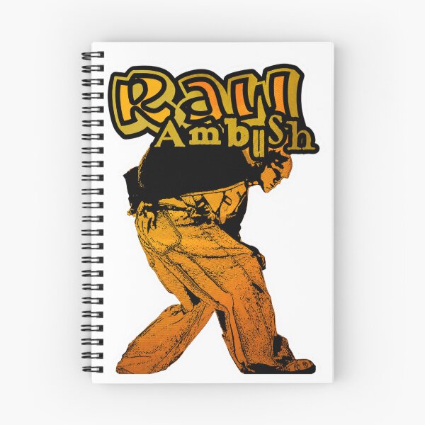 Item preview, Raw Ambush Graffiti Sticker | Orange Streetwear Y2K Urban Art designed and sold by Beans' Art Studio.