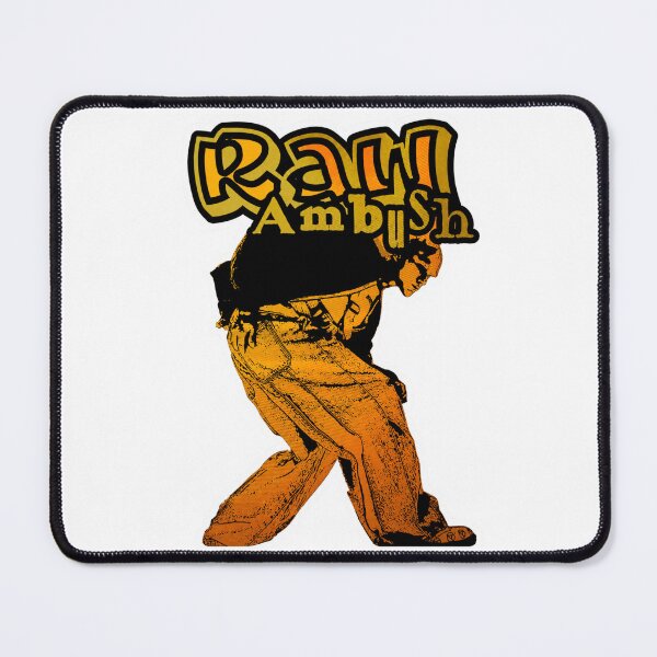 Item preview, Raw Ambush Graffiti Sticker | Orange Streetwear Y2K Urban Art designed and sold by Beans' Art Studio.