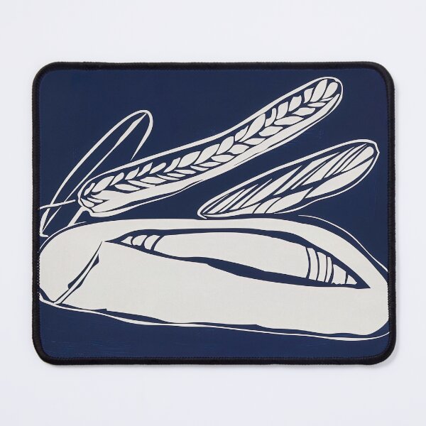 Item preview, Bread - Blue Abstract Art designed and sold by shadow-bloom.