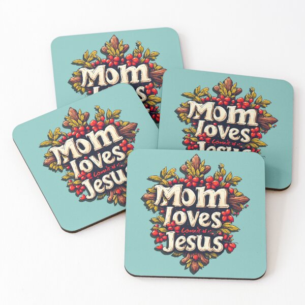Item preview, Mom loves Jesus designed and sold by Jsw-speedartja.