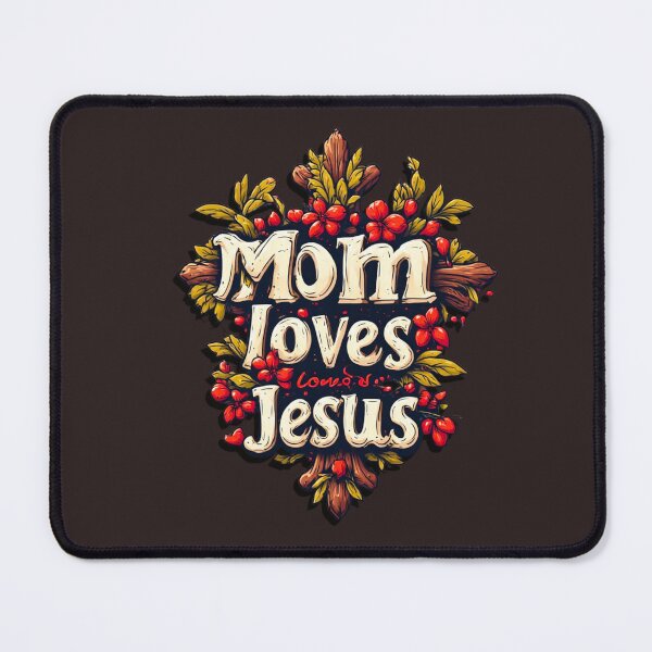 Item preview, Mom loves Jesus designed and sold by Jsw-speedartja.