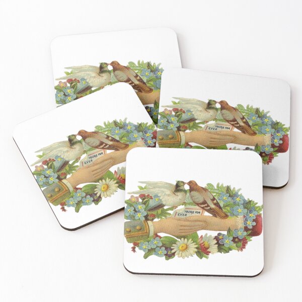 Item preview, victorian love doves designed and sold by foxtailvintage.