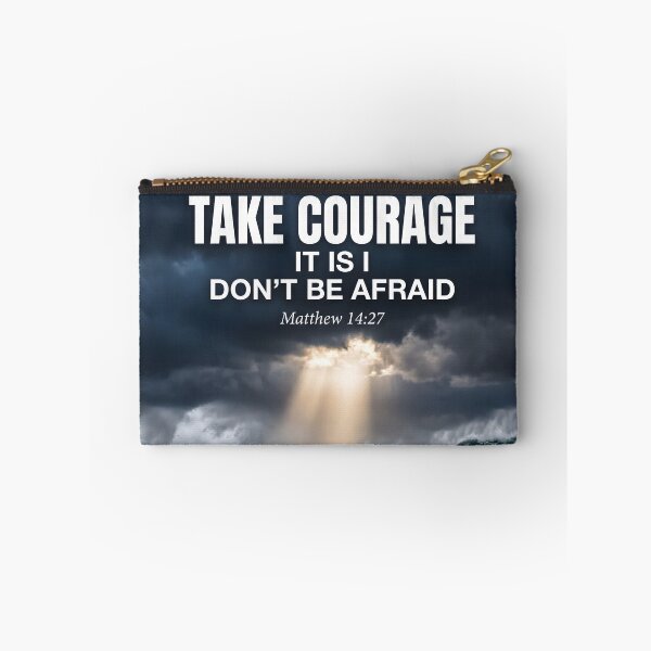 Item preview, Take Courage Matthew 14:27 Biblical Seascape designed and sold by RRRShop.