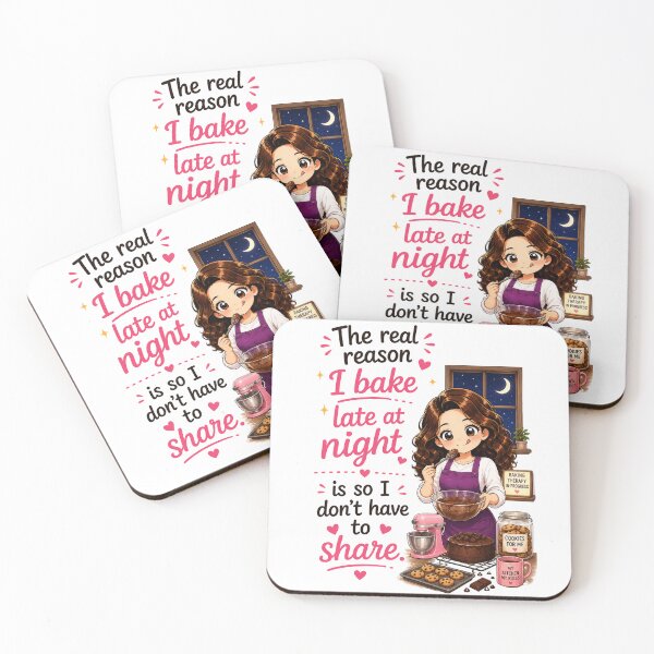 Item preview, Bake Late at Night So I Don't Have to Share designed and sold by thecookiegallery.