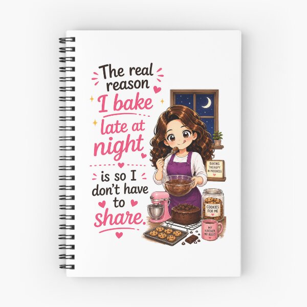 Item preview, Bake Late at Night So I Don't Have to Share designed and sold by thecookiegallery.