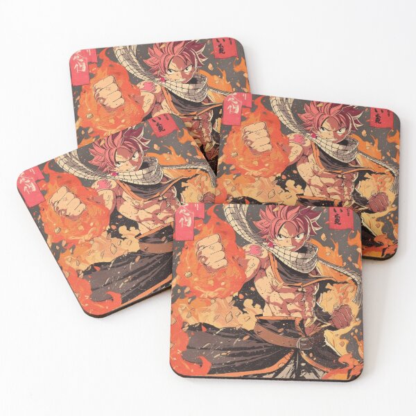 Item preview, Vintage Warned Natsu Dragon Fist  designed and sold by AnimeArsenalPrints.