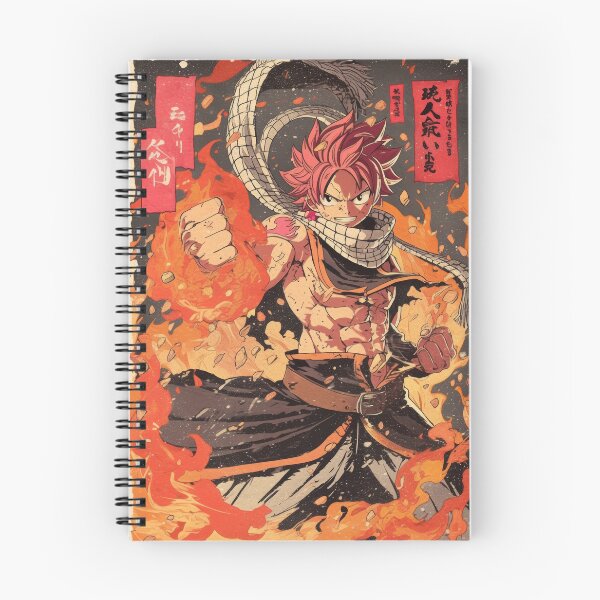 Item preview, Vintage Warned Natsu Dragon Fist  designed and sold by AnimeArsenalPrints.