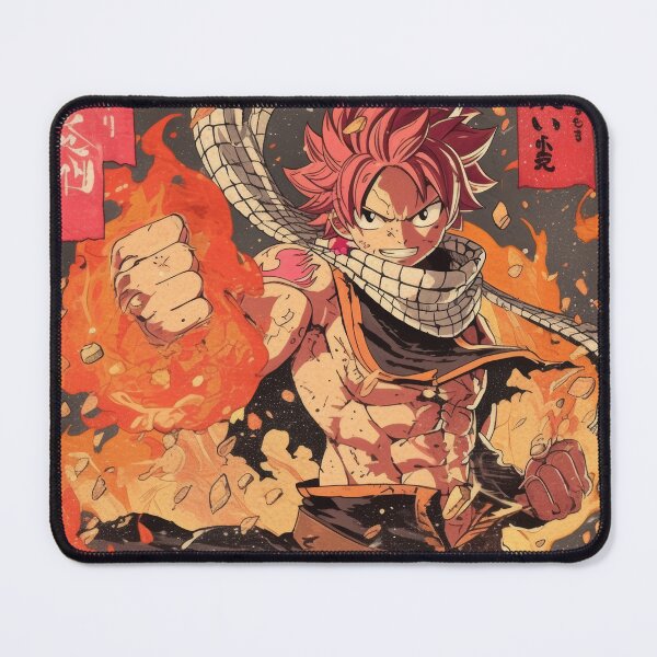 Item preview, Vintage Warned Natsu Dragon Fist  designed and sold by AnimeArsenalPrints.