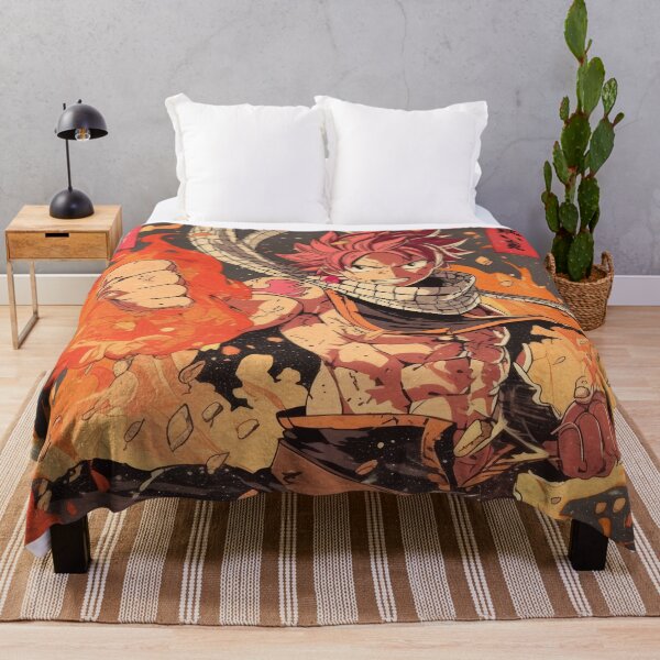 Item preview, Vintage Warned Natsu Dragon Fist  designed and sold by AnimeArsenalPrints.