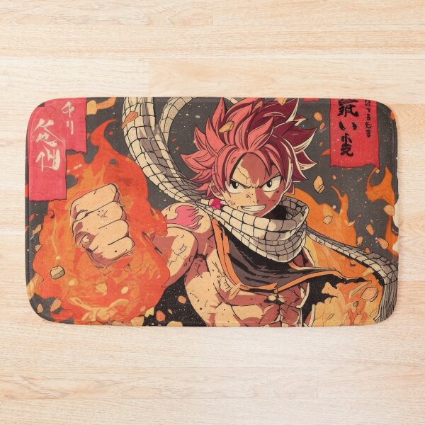 Item preview, Vintage Warned Natsu Dragon Fist  designed and sold by AnimeArsenalPrints.