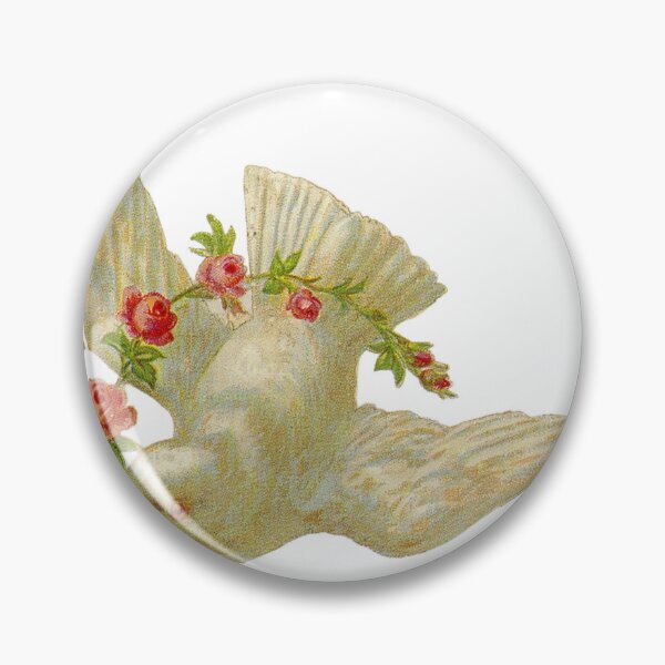 Item preview, Edwardian rose dove designed and sold by foxtailvintage.