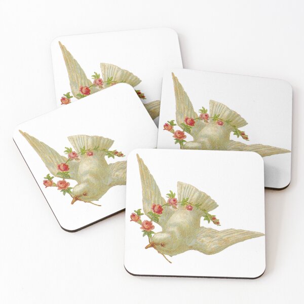 Item preview, Edwardian rose dove designed and sold by foxtailvintage.