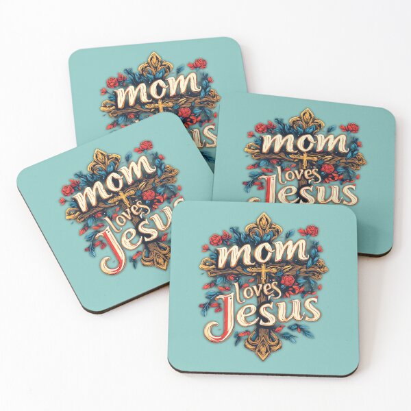 Item preview, Mom loves Jesus designed and sold by Jsw-speedartja.