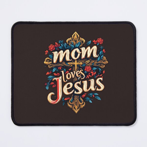 Item preview, Mom loves Jesus designed and sold by Jsw-speedartja.