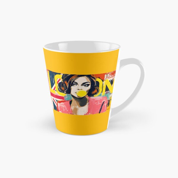 Item preview, Pop Art Confidence Unleashed - Stylish Woman with Bubblegum Attitude and Retro Urban Color designed and sold by OlfactoART Studio.