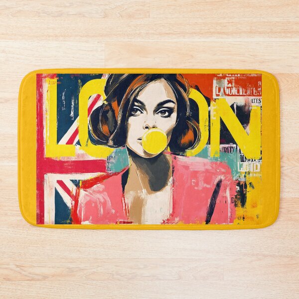 Item preview, Pop Art Confidence Unleashed - Stylish Woman with Bubblegum Attitude and Retro Urban Color designed and sold by OlfactoART Studio.
