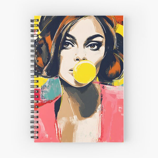 Item preview, Pop Art Confidence Unleashed - Stylish Woman with Bubblegum Attitude and Retro Urban Color designed and sold by OlfactoART Studio.