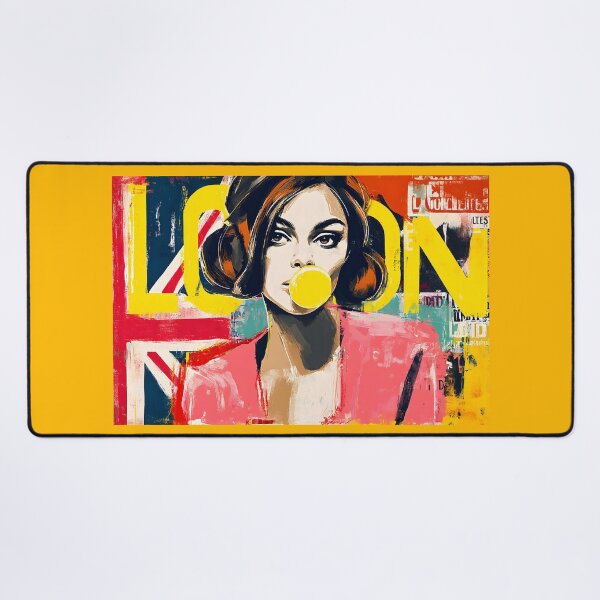 Item preview, Pop Art Confidence Unleashed - Stylish Woman with Bubblegum Attitude and Retro Urban Color designed and sold by OlfactoART Studio.