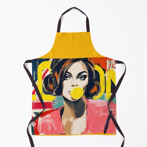 Item preview, Pop Art Confidence Unleashed - Stylish Woman with Bubblegum Attitude and Retro Urban Color designed and sold by OlfactoART Studio.
