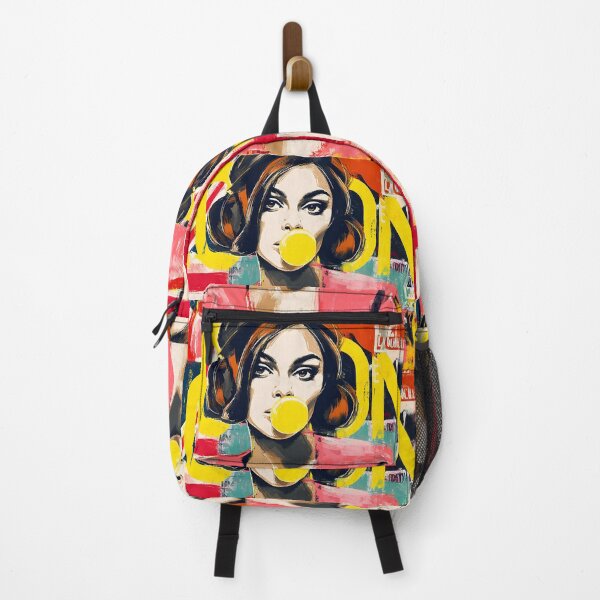 Item preview, Pop Art Confidence Unleashed - Stylish Woman with Bubblegum Attitude and Retro Urban Color designed and sold by OlfactoART Studio.
