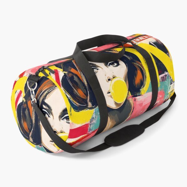 Item preview, Pop Art Confidence Unleashed - Stylish Woman with Bubblegum Attitude and Retro Urban Color designed and sold by OlfactoART Studio.