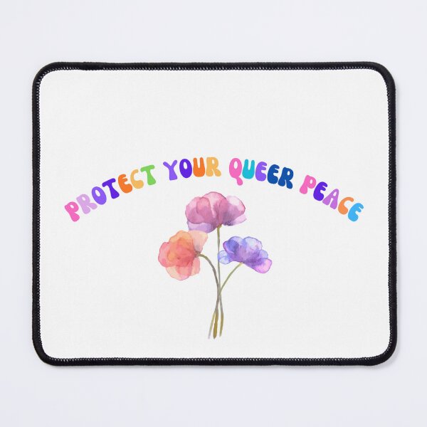 Item preview, Protect Your Queer Peace Retro Mental Health Pride Sticker designed and sold by 22k Lab Studio.