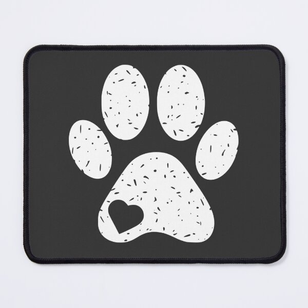 Item preview, White Paw Print Heart designed and sold by Corvoria.