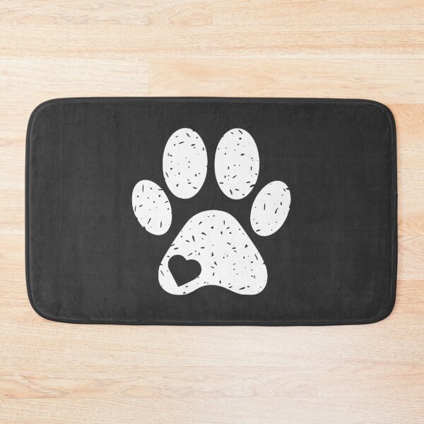 Item preview, White Paw Print Heart designed and sold by Corvoria.