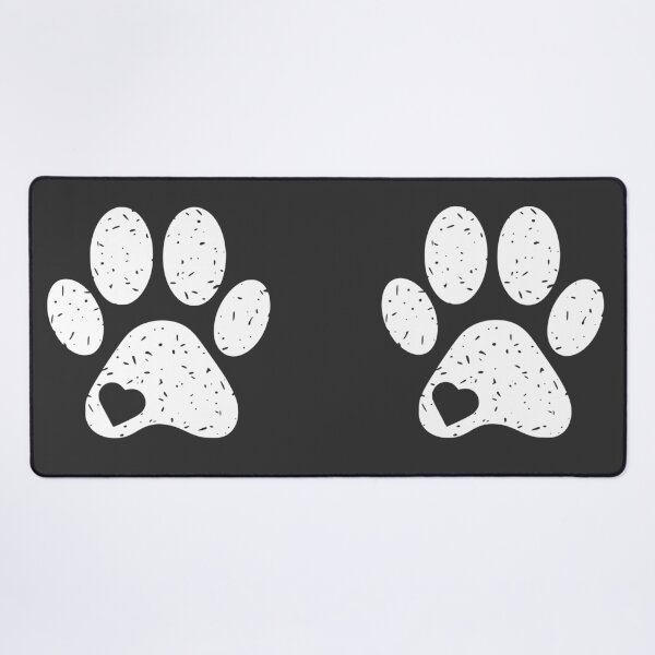 Item preview, White Paw Print Heart designed and sold by Corvoria.