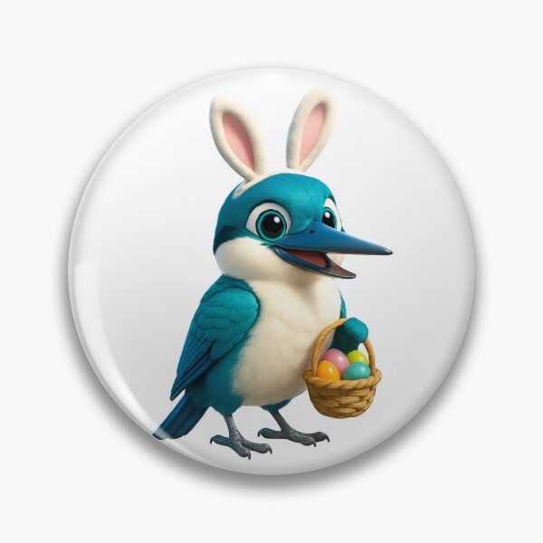 Item preview, Easter Collared Kingfisher designed and sold by Sillytoe.