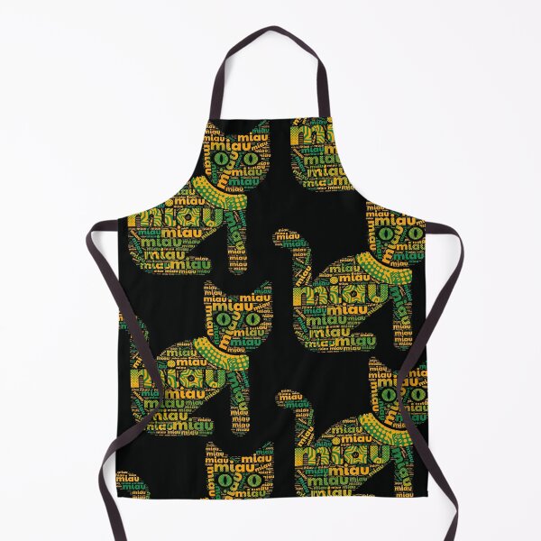 Item preview, Lettered cat with "meow" in yellow and green colors designed and sold by ParadoxParadox.
