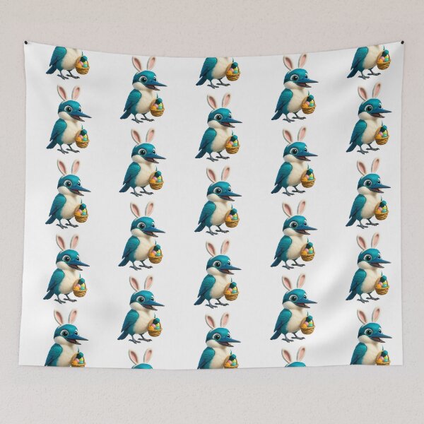 Item preview, Easter Collared Kingfisher designed and sold by Sillytoe.