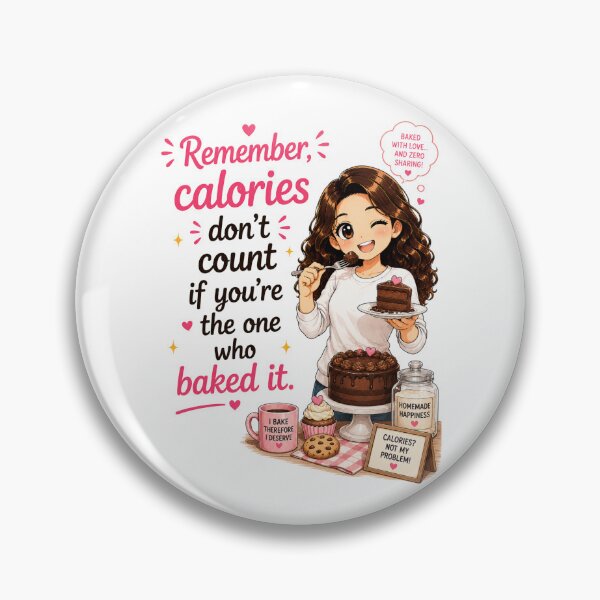 Item preview, Calories Don't Count If You're the One Who Baked It designed and sold by thecookiegallery.