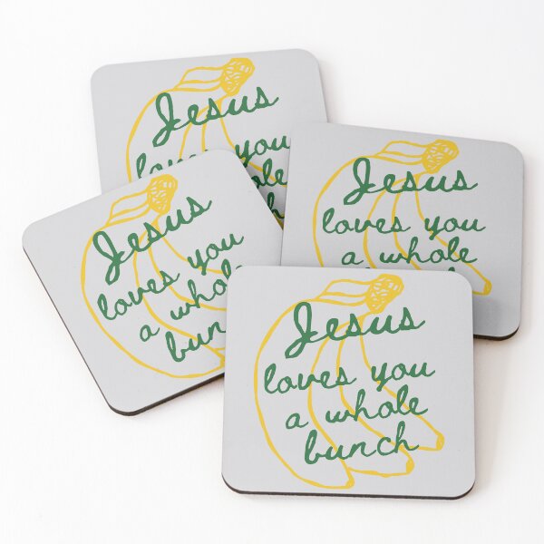 Item preview, Vintage Jesus Loves You a Whole Bunch, Bananas About You, Gods Love, Child of God, Christian Faith designed and sold by Forevermore.