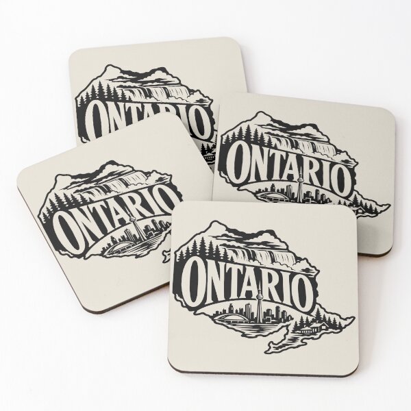 Item preview, Ontario Canada Skyline and Niagara Falls Canadian Silhouette designed and sold by meganohm.